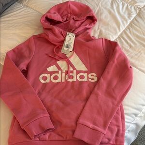 Adidas Women’s Rose Hoodie with White Logo